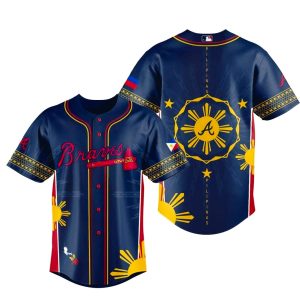 Atlanta Braves Filipino Heritage Limited Braves For Fans Custom Jersey