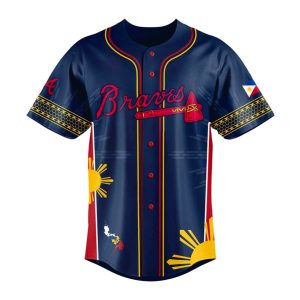 Atlanta Braves Filipino Heritage Limited Braves For Fans Custom Jersey
