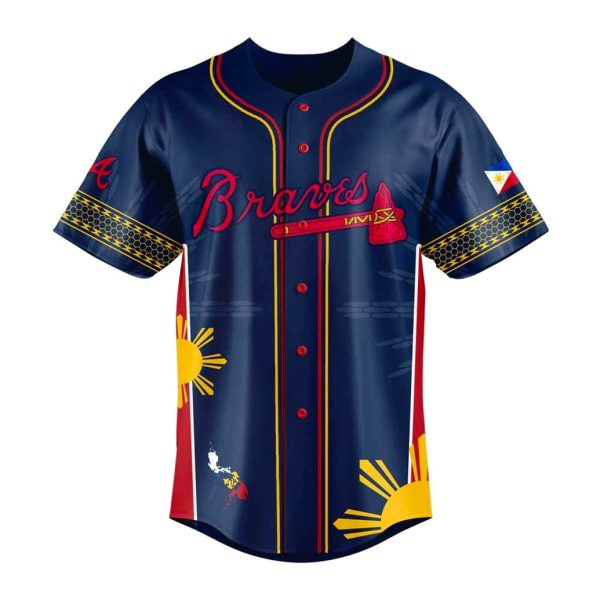Atlanta Braves Filipino Heritage Limited Braves For Fans Custom Jersey