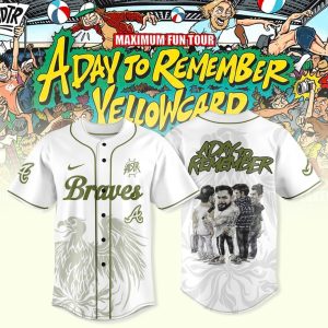 Atlanta Braves x A Day To Remember 2025 Maximum Fun Tour Edition Jersey