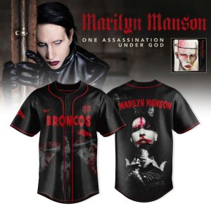 Denver Broncos x Marilyn Manson One Assassination Under God Tour 2025 Limited Edition