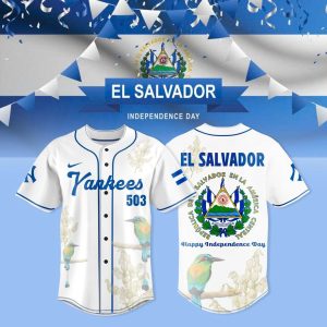 New York Yankees x El Salvador Independence Day Parade 2025 Jersey