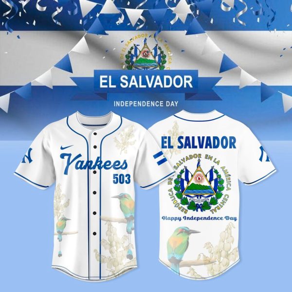 New York Yankees x El Salvador Independence Day Parade 2025 Jersey