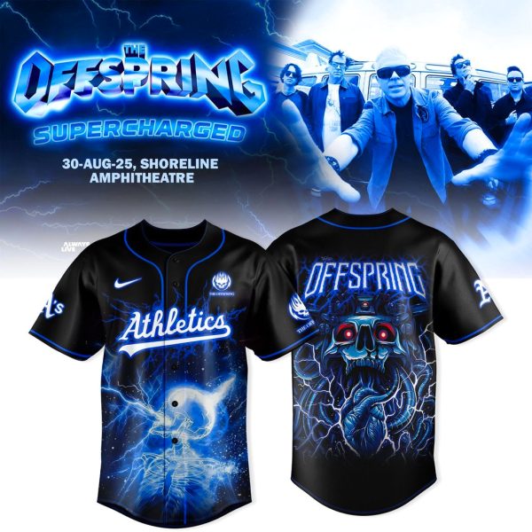 Oakland Athletics x The Offspring Worldwide 2025 Supercharged Tour Jersey