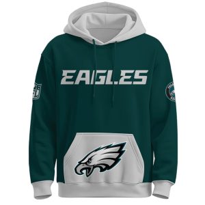 Philadelphia Eagles Season Game Schedule 2025 Green Hoodie