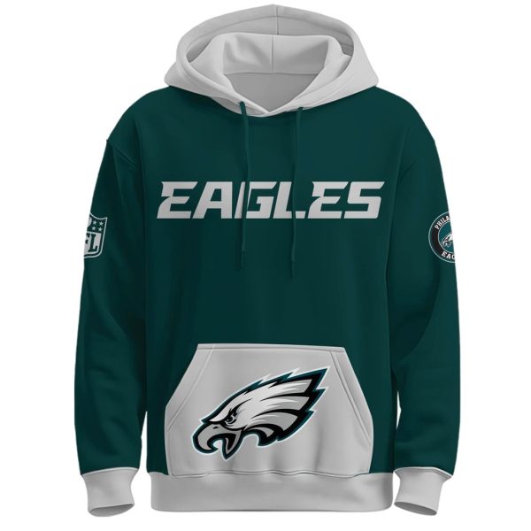 Philadelphia Eagles Season Game Schedule 2025 Green Hoodie