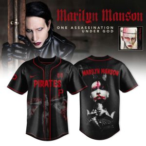 Pittsburgh Pirates Marilyn Manson One Assassination Under God Tour 2025 Collection Jersey