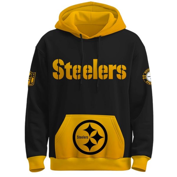 Pittsburgh Steelers Season Game Schedule 2025 Black Hoodie