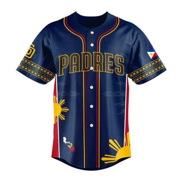 SD Padres Filipino Heritage Limited Padres Fans Custom Jersey