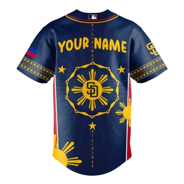 SD Padres Filipino Heritage Limited Padres Fans Custom Jersey