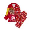 Let It Snow Bang Bang Niner Gang 49ers Pajamas Set