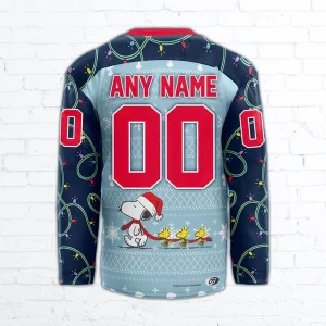 Toledo Walleye Peanuts Christmas Replica 2025 Re-Sales Hockey Jersey