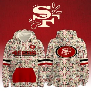 49ers Heritage Latino Pattern Hoodie