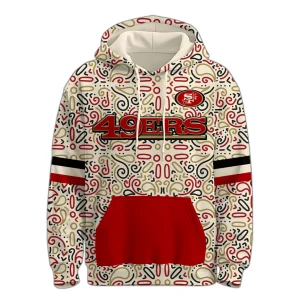 49ers Heritage Latino Pattern Hoodie