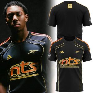 Arsenal x NTP UBP New Black Shirt
