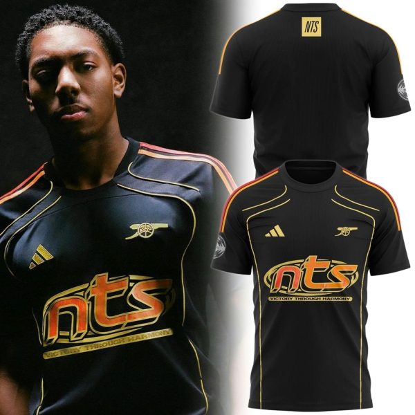 Arsenal x NTP UBP New Black Shirt