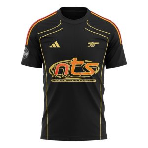 Arsenal x NTP UBP New Black Shirt