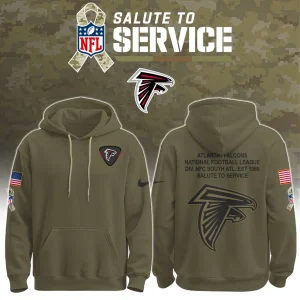 Atlanta Falcons Veterans Day 2025 | Show Your ATL Pride Salute To Service Hoodie