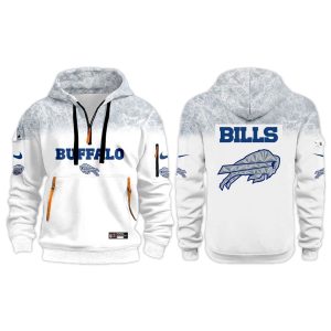 Buffalo Bills Cold Front Rivalries White Uniform Zip Hoodie