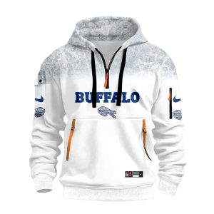 Buffalo Bills Cold Front Rivalries White Uniform Zip Hoodie