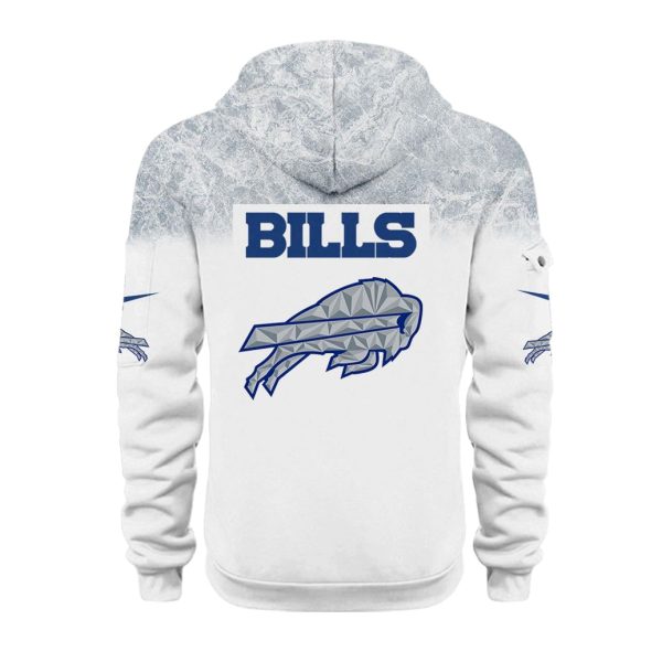 Buffalo Bills Cold Front Rivalries White Uniform Zip Hoodie