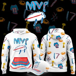Buffalo Bills Josh Allen 2025 Billustration Charlie Hoodie