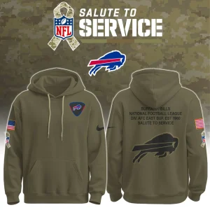 Official Buffalo Bills Salute To Service Hoodie | Shop The 2025 Military Collection