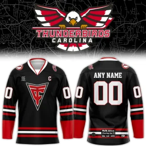 Carolina Thunderbirds New Jerseys Season 2025-26 Hockey Jersey