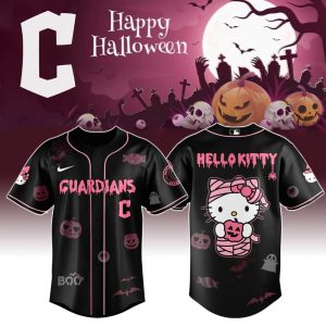 Cleveland Guardians Hello Kitty Halloween Jersey – Cosplay Baseball Fan Gear