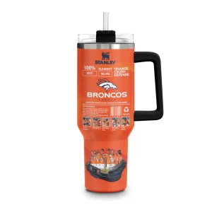 Denver Football Custom Name Tumbler 40oz