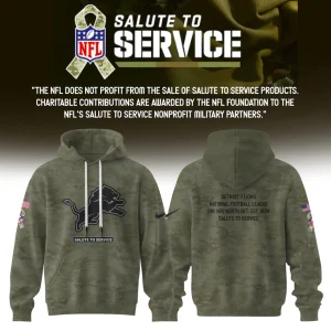 Detroit Lions Salute to Service Hoodie