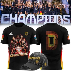 Deutschland Euro Basketball 2025 Champions Shirt