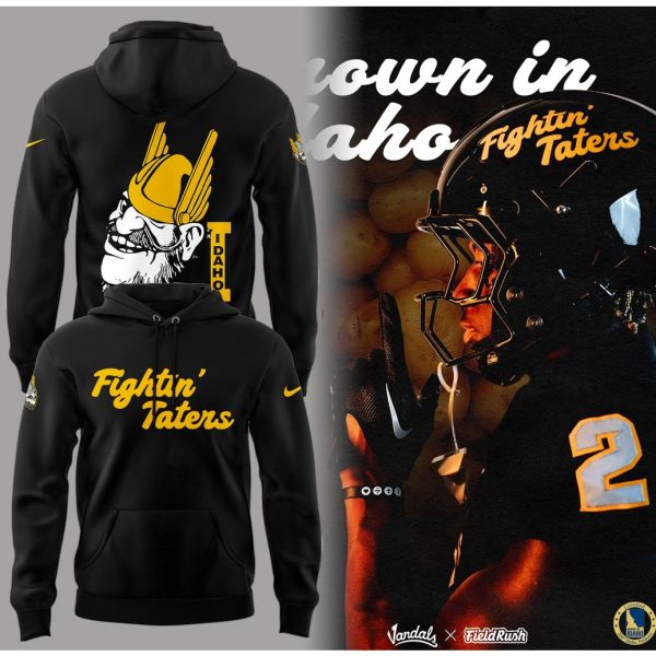 Fightin Taters New Uniform Black Hoodie