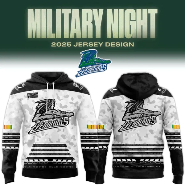 Florida Everblades Military Night 2025 New Design Hoodie