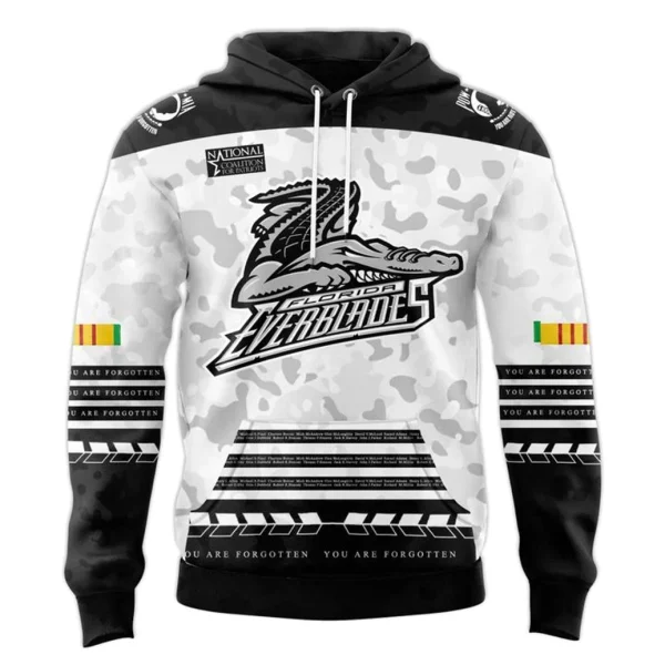 Florida Everblades Military Night 2025 New Design Hoodie