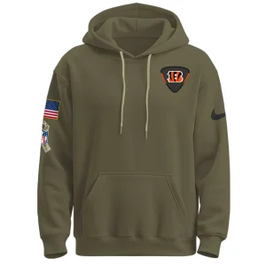 Cincinnati Bengals 2025 Salute To Service Limited Hoodie – Support Vets in Gameday Style