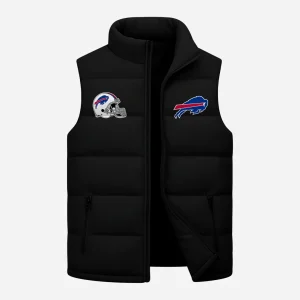 Buffalo Bills Damn Right Sleeveless Puffer Jacket