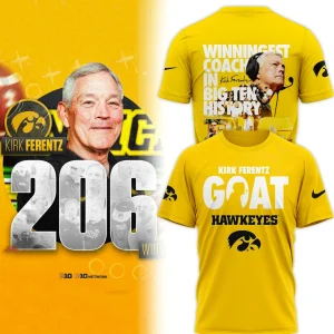 Iowa Hawkeye Kirk Ferentz Big 10 Shirt