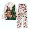 Winnie Pooh Pink Power Never Give Up Limited Satin Pajamas