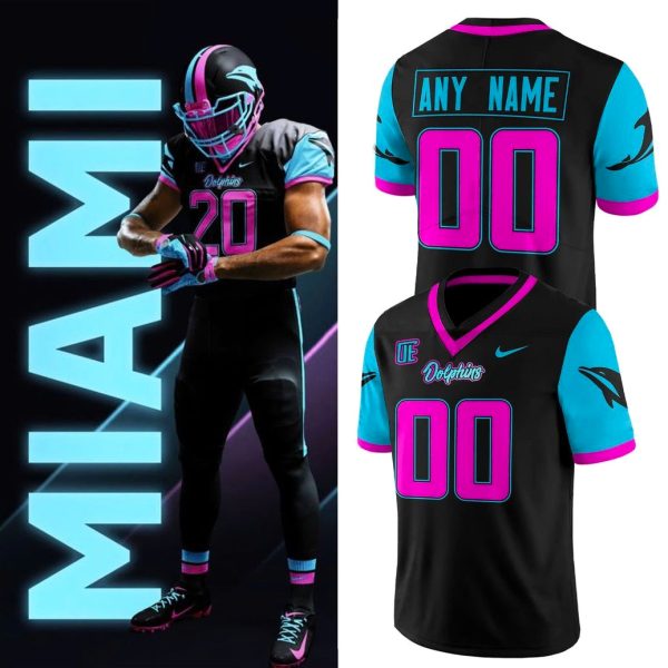 Miami Dolphins 2025 Rivalries Football Jersey