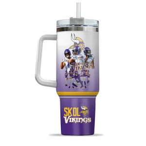 Minnesota Vikings Football Tumbler 40oz
