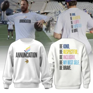 Minnesota Vikings Annunciation Be Kind Sweatshirt