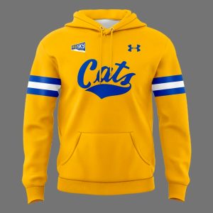 Montana State Bobcats Football Uniform Yellow Hoodie