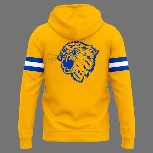 Montana State Bobcats Football Uniform Yellow Hoodie