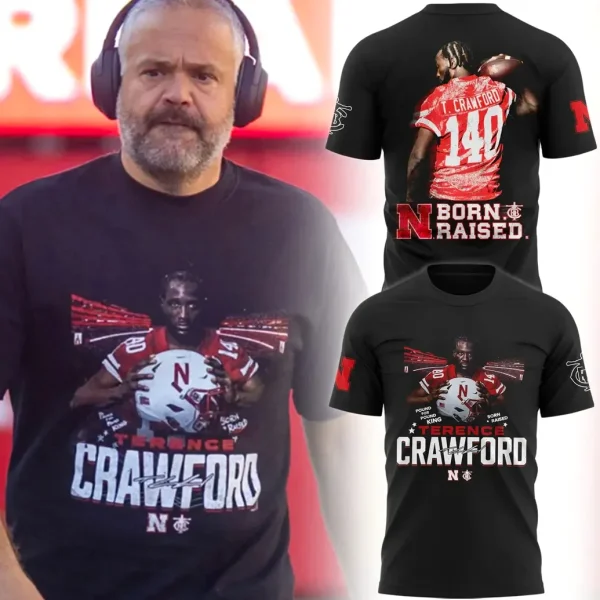 Nebraska Cornhuskers Football Collab Terence Crawford T-Shirt