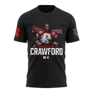 Nebraska Cornhuskers Football Collab Terence Crawford T-Shirt