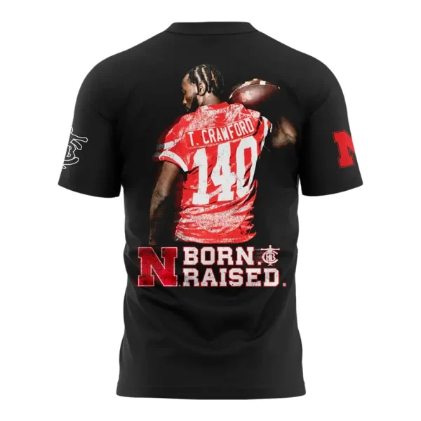 Nebraska Cornhuskers Football Collab Terence Crawford T-Shirt