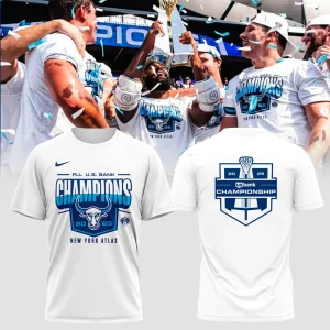 New York Atlas 2025 PLL Championship Victory – Limited Edition Champions T-Shirt