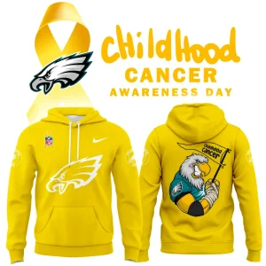Philadelphia Eagles Childhood Cancer Awareness Day 2025 Hoodie