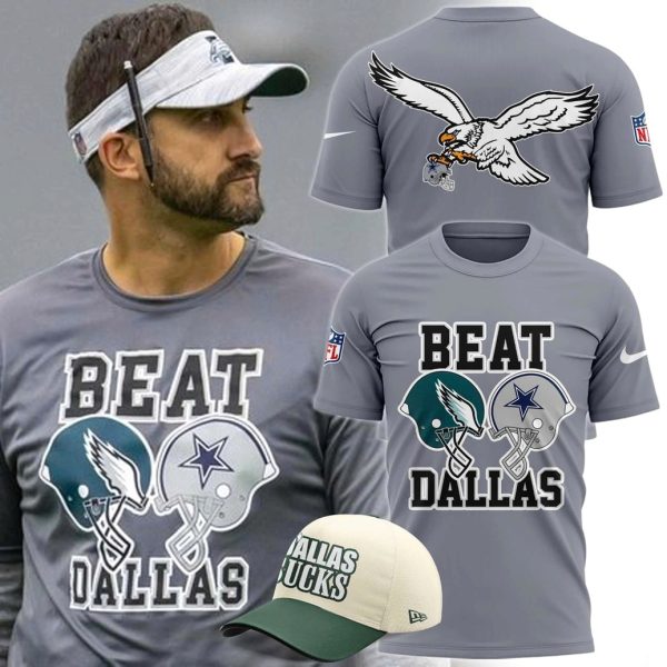 Philadelphia Eagles Coach Nick Sirianni Beat Dallas Grey Shirt